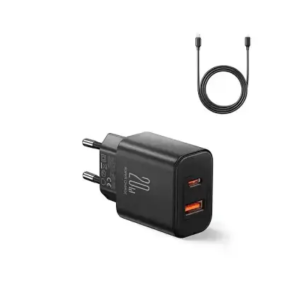 joyroom JR-TCF05EU 20W PD+QC 3.0 Dual-Port Fast Charger